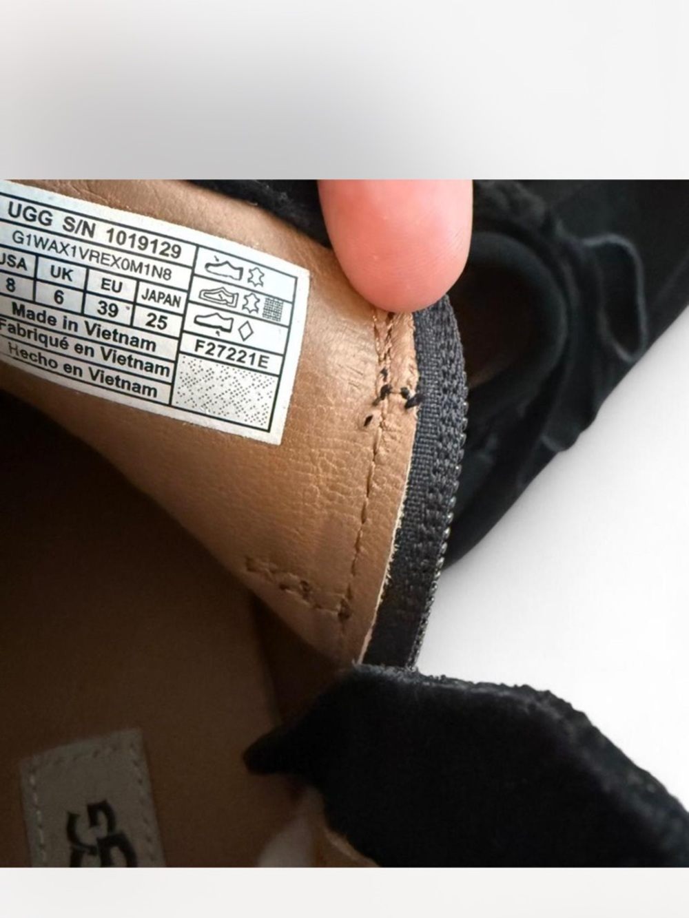UGG Women’s Black Suede Moccasin Boots - Picture 2 of 7